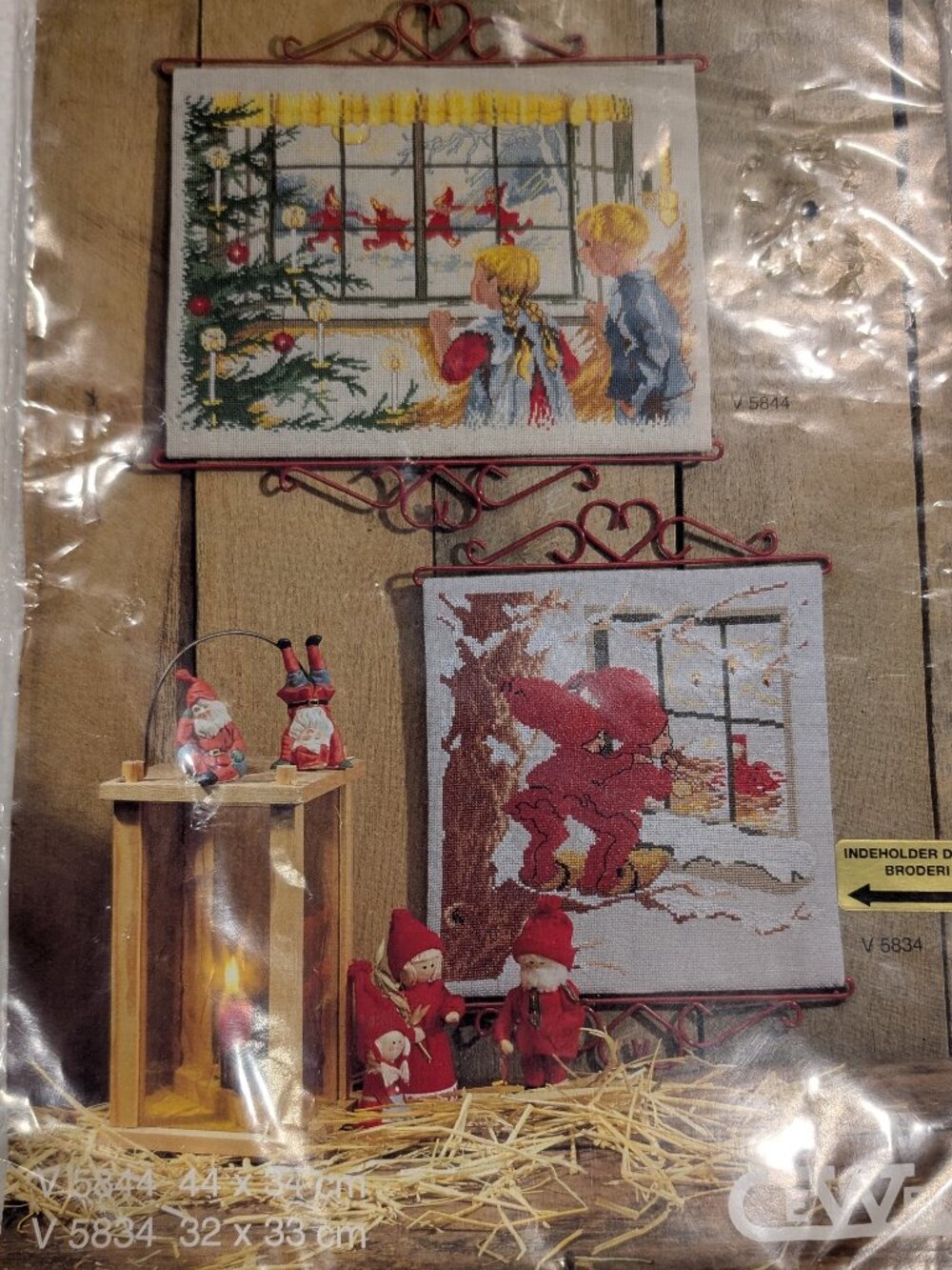 CeWeC Christmas Cross Stitch Kits 5834 5844 Scandinavian Cottagecore BNIP - 1007